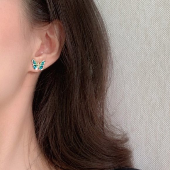 🍏50% OFF/3+...Butterfly Stud Earrings - Picture 2 of 3